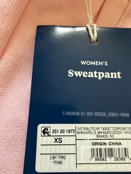 💗🐰 Roller Rabbit x Target Jogger Sweatpants Soft Pink NWT size XS - Picture 4 of 8